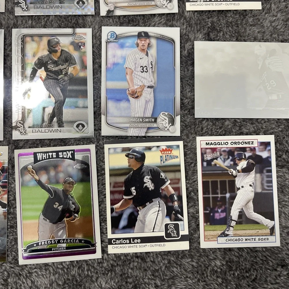 Chicago White Sox 37 Card Lot - Rookies, Stars,‎ Inserts, Parallels